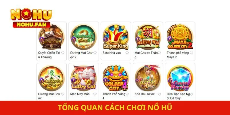 Tổng quan cách chơi nổ hũ