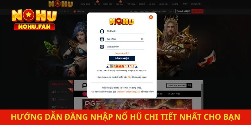 Hướng dẫn đăng nhập nổ hũ chi tiết nhất cho bạn