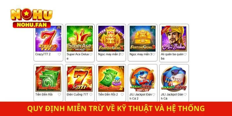 Quy định miễn trừ về kỹ thuật và hệ thống