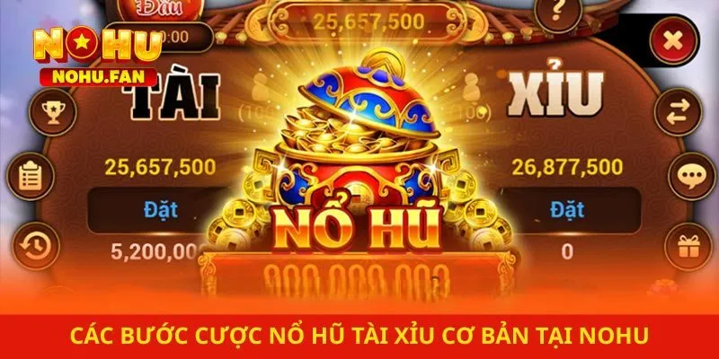 Các bước cược nổ hũ tài xỉu cơ bản tại Nohu